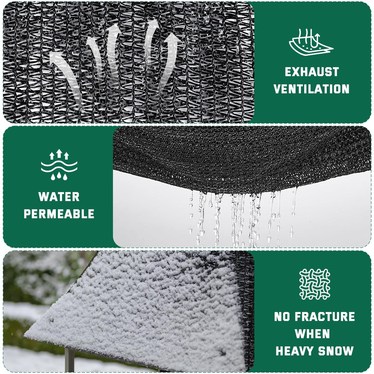 Kesfitt UV-resistant fabric protecting surfaces from sun exposure.