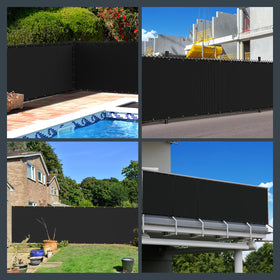 Kesfitt wind and UV resistance supports outdoor privacy needs.