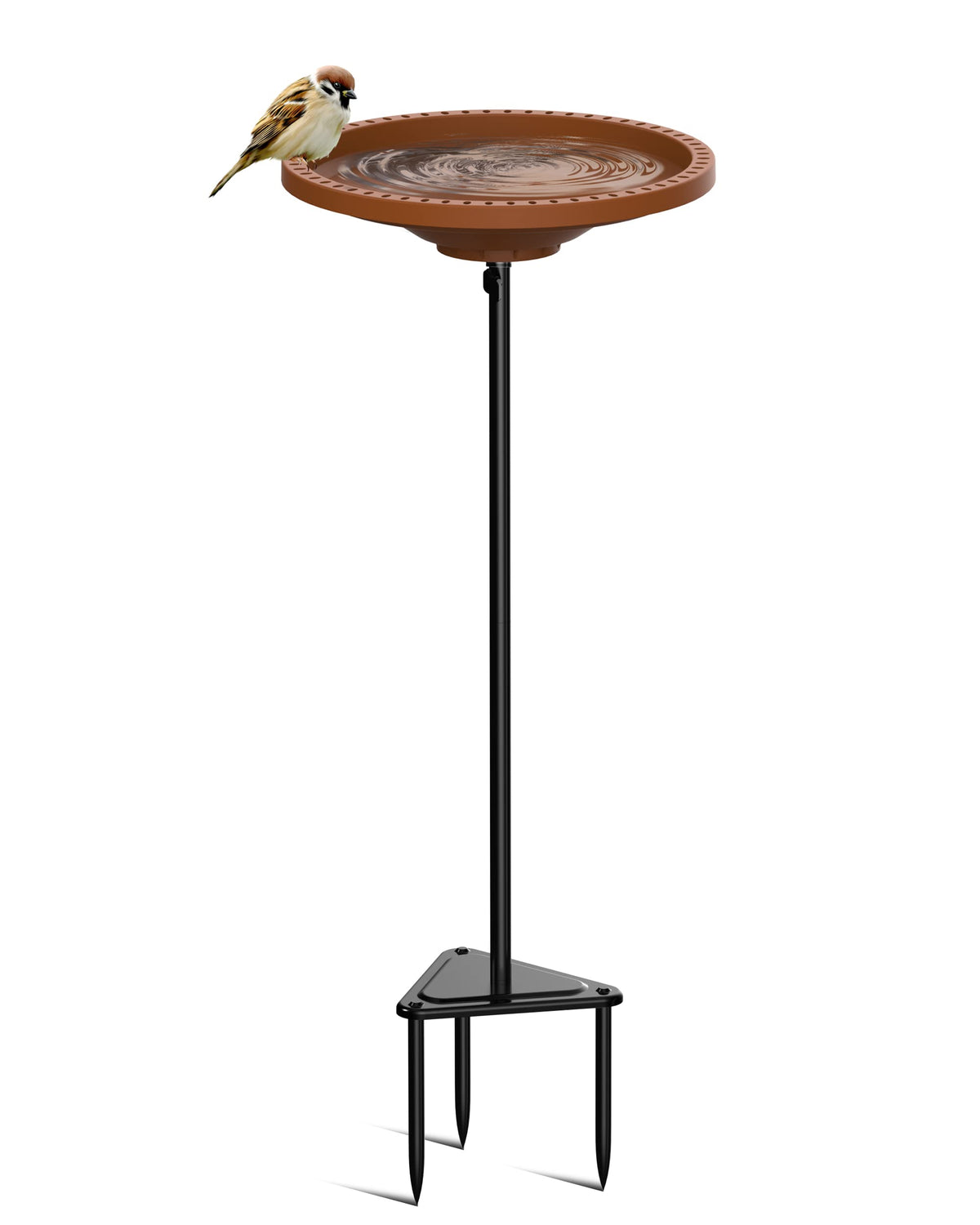 Kesito circle bird bath suitable for outdoor use and family-friendly spaces.