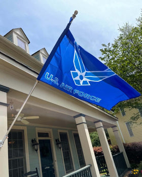 Kesysova Air Force Flag 3x5 car or truck display ready.