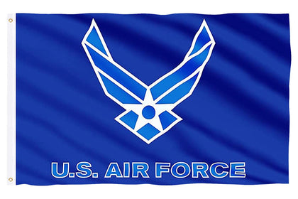 Kesysova Air Force Flag 3x5 double-sided for clear viewing from both sides.