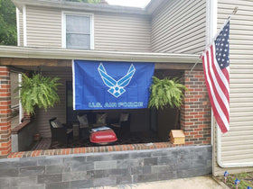 Kesysova Air Force Flag 3x5 indoor and outdoor versatile display.