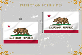 Kesysova flag 3x5 uses 100% polyester with UV-resistant pigments for lasting color.