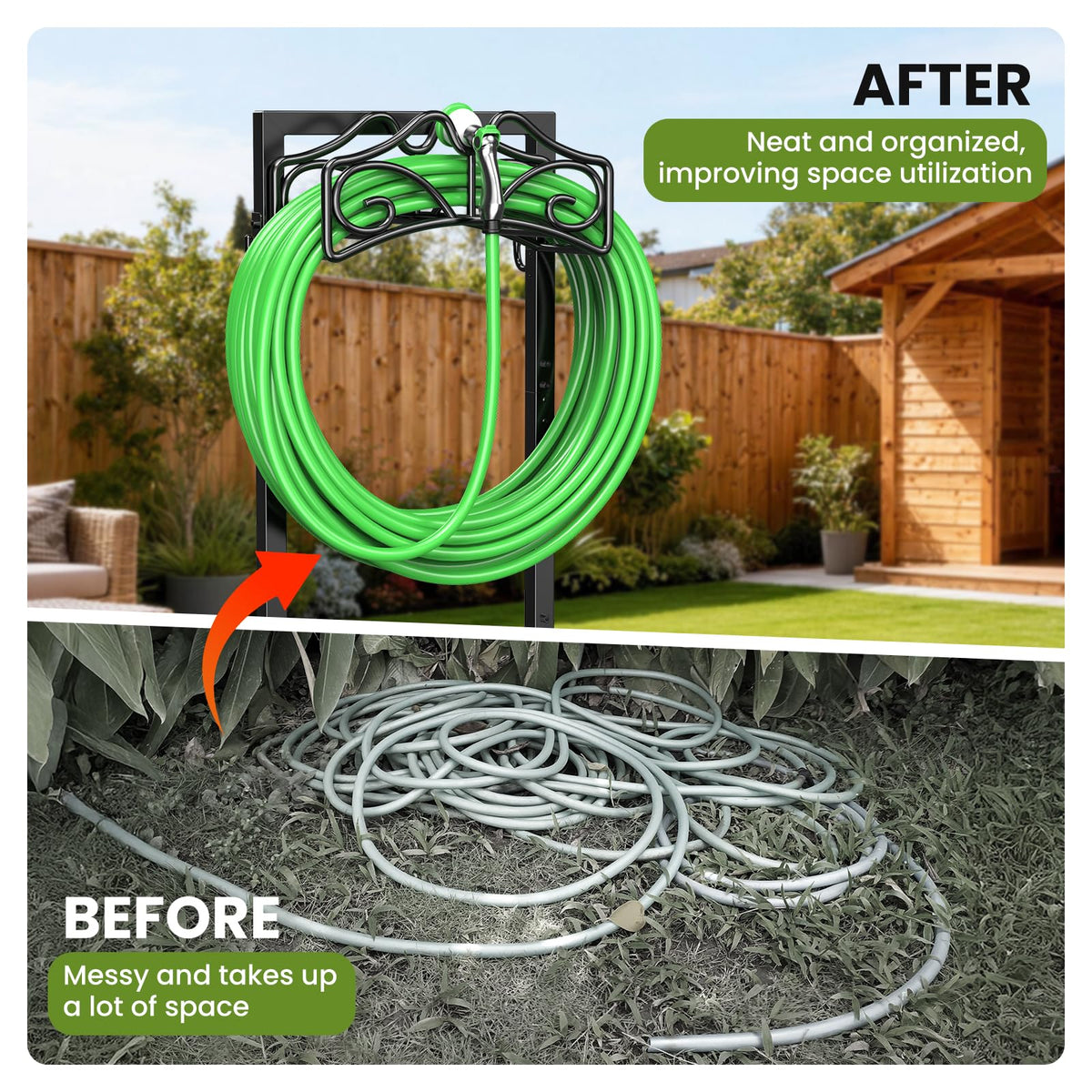 Keten easy-install no-drilling design allows fast, flexible setup.