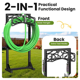 Keten heavy-duty hose reel base offers stable, durable outdoor support.