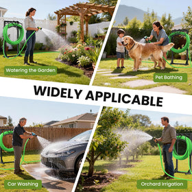 Keten hose holder requires no drilling and installs in minutes.