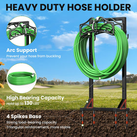 Keten outdoor hose storage organizer for a tidy yard and easy access.