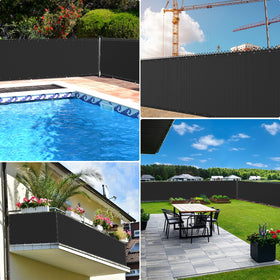 Keten screens shield wind and dust while safeguarding plants outdoors.