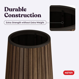 Keter Signature Conic front porch decor elevates outdoor spaces