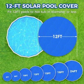Thick 12 mil KETNET pool cover offers durable protection.