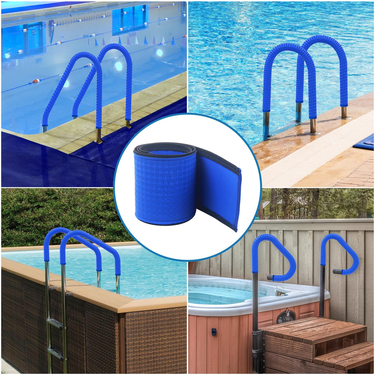 KETNET 4–10 ft handrail cover varieties fit different rail sizes.
