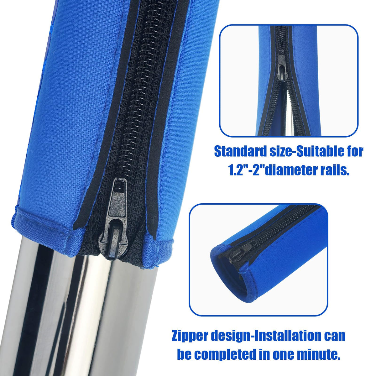 KETNET blue handrail cover suits in-ground pools