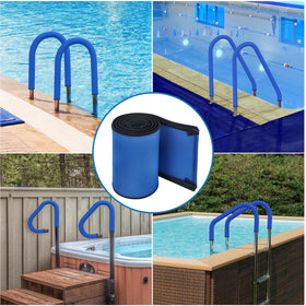 KETNET easy installation on blue handrail cover