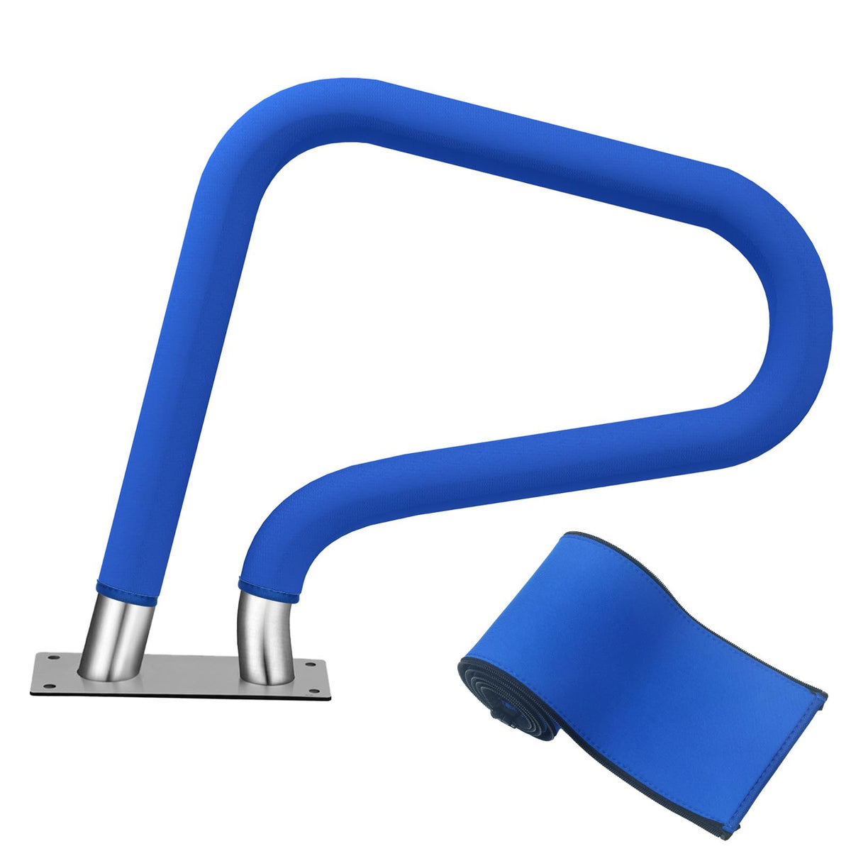 KETNET pool handrail cover zipper closeup for secure fit