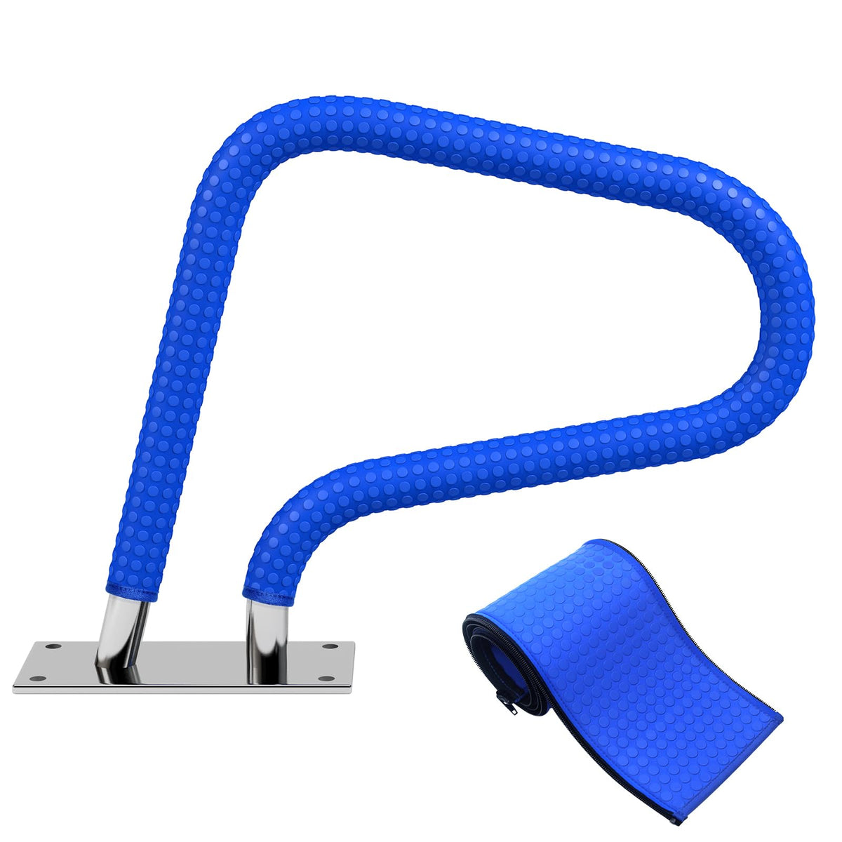 KETNET zipper handrail cover installs quickly for a secure pool grip.