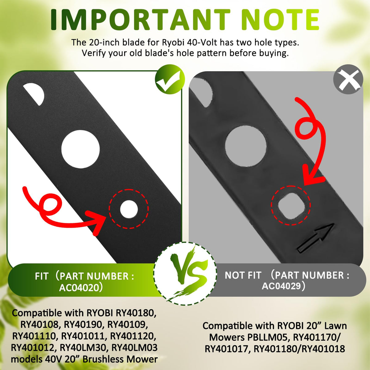 Ketofa blade with rust-resistant powder coat extending blade life
