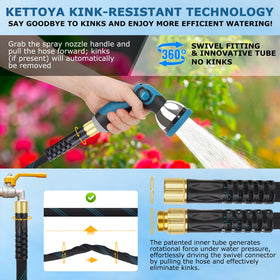 KETTOYA nano PVC inner tube provides durability and flexibility.