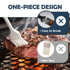 KEUYE silicone meat brush applying sauce with even coating on meat
