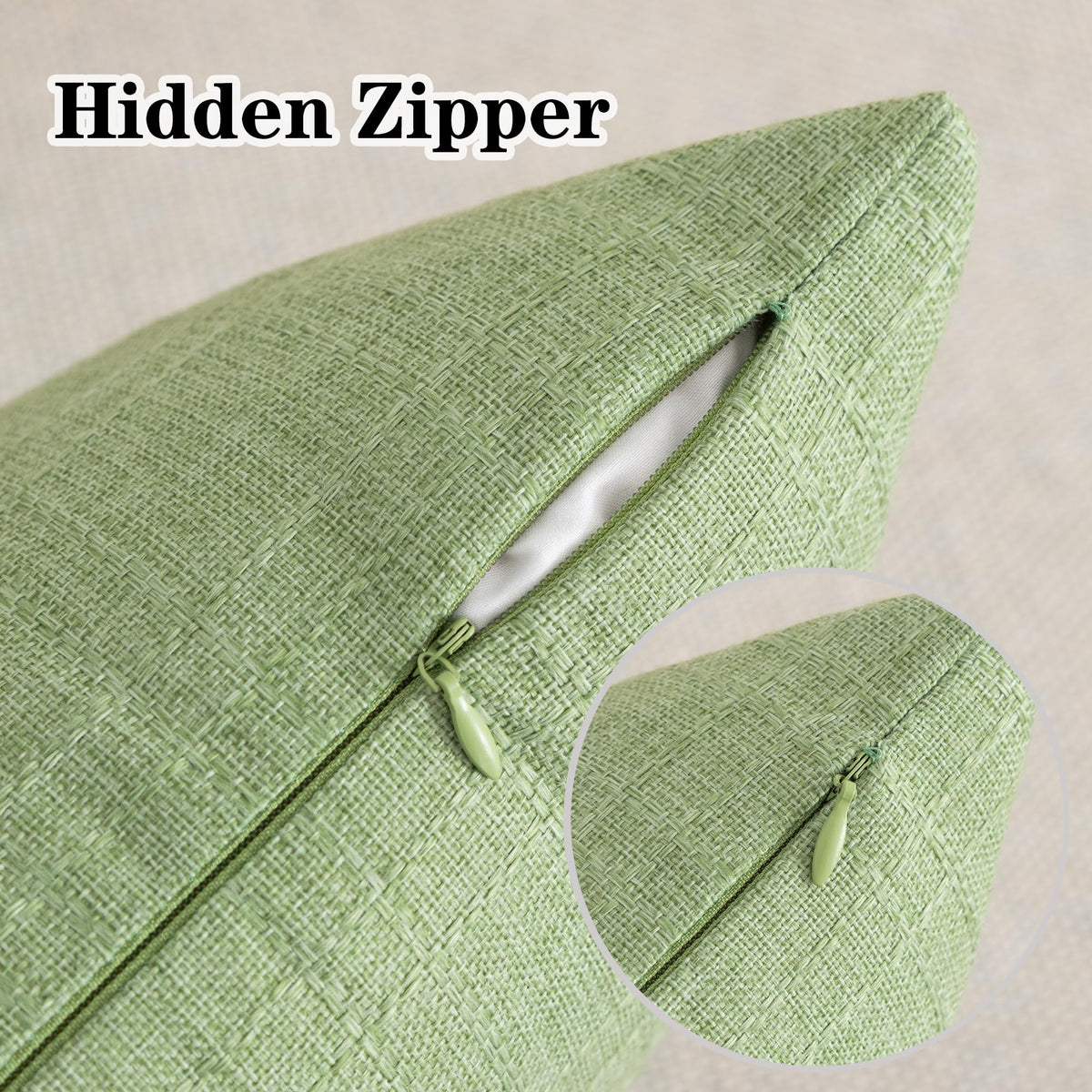 Kevin Textile farmhouse decor pillow cover 18x18 sage green for living spaces