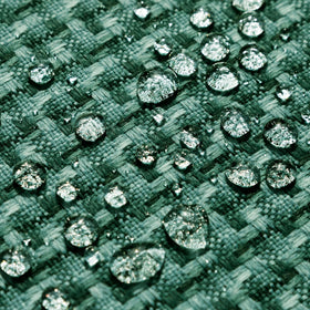 Kevin Textile dark green pillow cover with invisible zipper for easy placement.