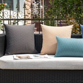 Two-pack pillow covers without inserts included