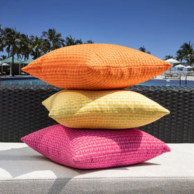 Kevin Textile Valentine weave texture pillow cover adds decorative flair.