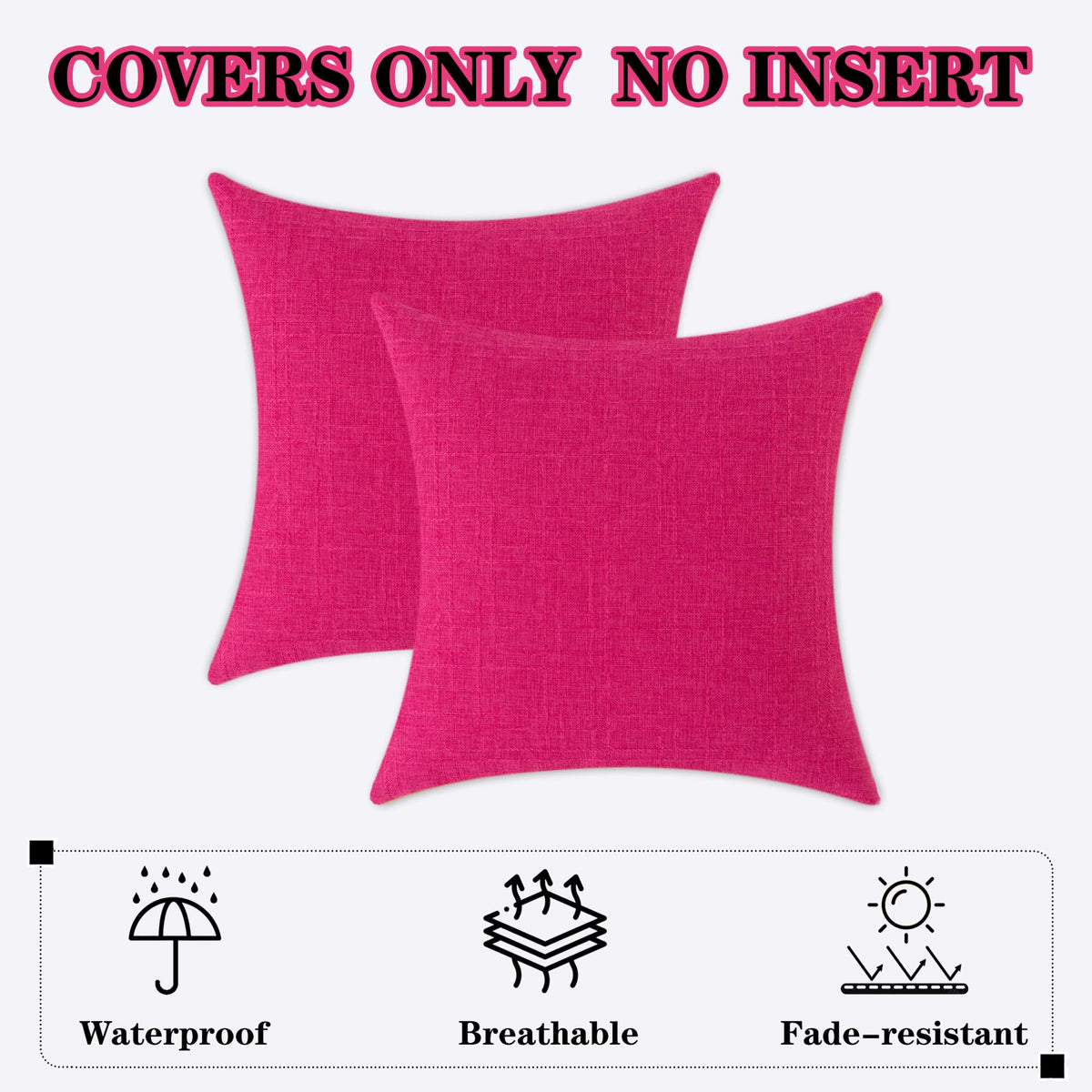 Outdoor patio scene featuring Kevin Textile Valentines Pack pillow covers.