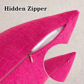 Close-up of waterproof coating on Kevin Textile Valentines Pack pillow cover.