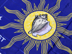 Key West Flags vibrant UV-resistant colors stay bright after sun exposure.