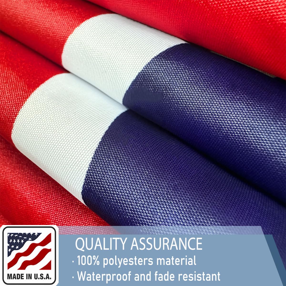 KEYCA Tennessee State Flag quad-stitched tail and reinforced corners boost wind endurance.