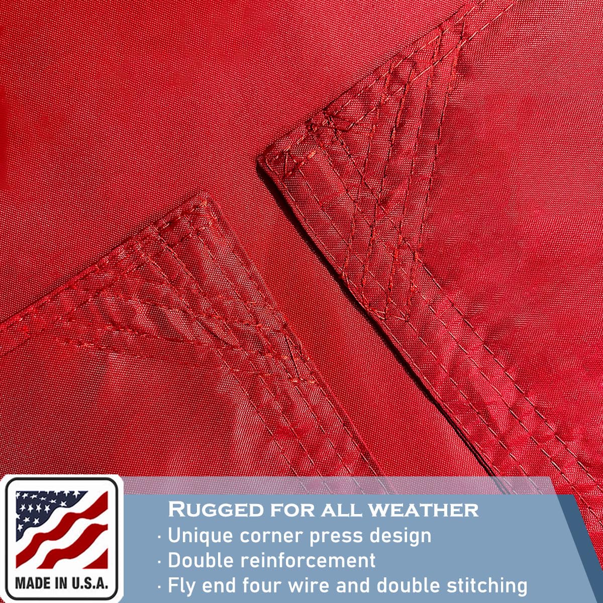 KEYCA USMC flag 3x5 size ideal for outdoor display