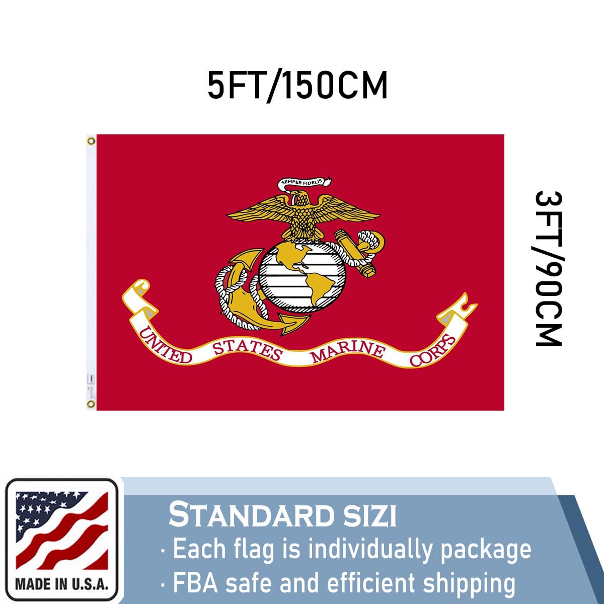 KEYCA USMC flag makes a thoughtful gift for families