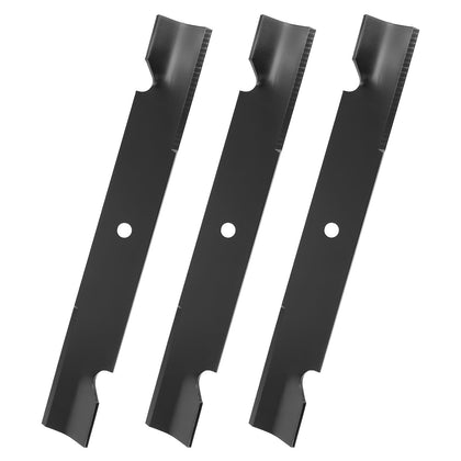 Keycci 038-0005-00 blade pack on 54-inch mower deck improves mulching performance.