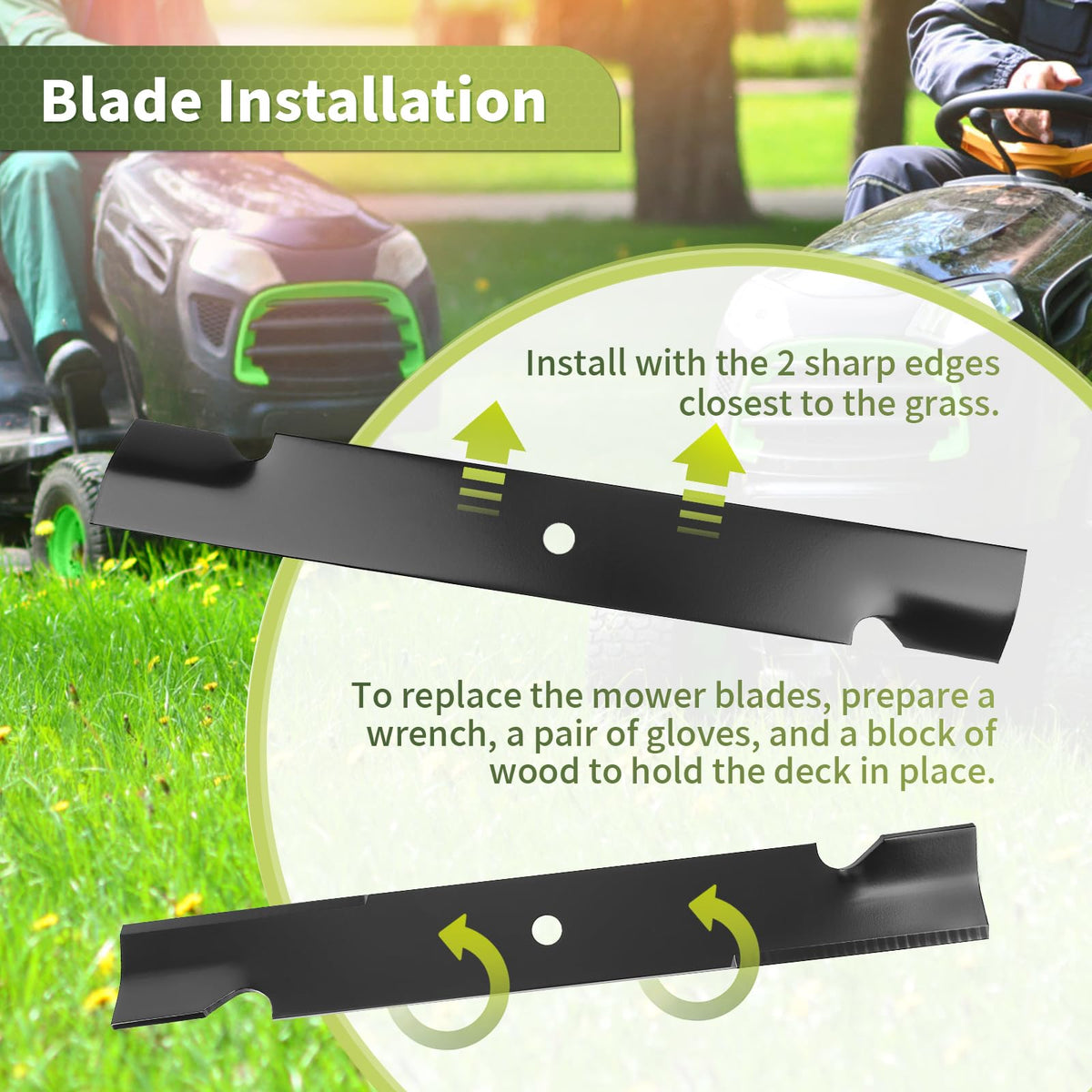 Keycci 038-0005-00 premium steel blades resist wear and vibrations.