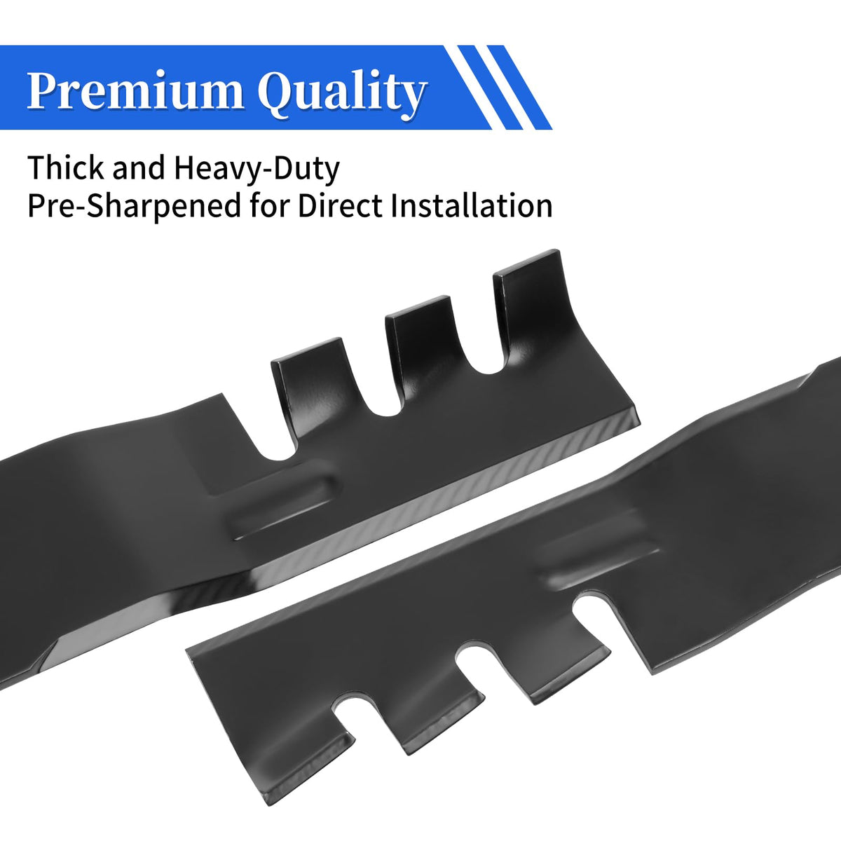 Keycci 106-8744-03 mulching blade bottom angle ensures balanced cuts