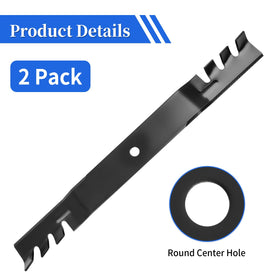 Keycci 106-8744-03 mulching blade edge detail with sharp finish