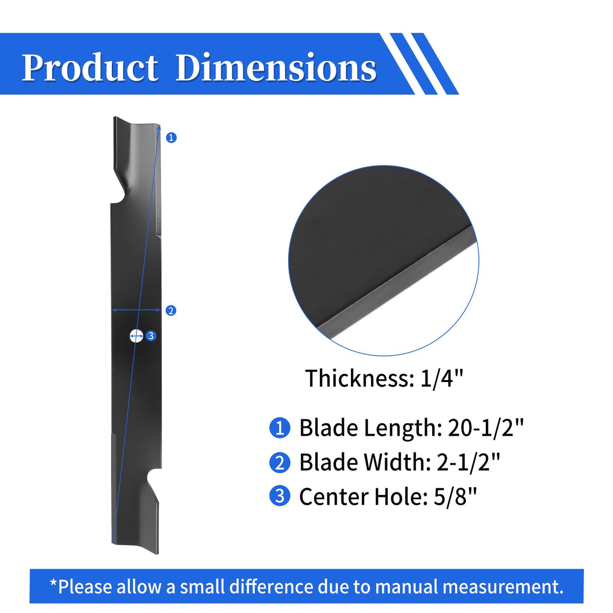 Six-pack Keycci blades provide durable replacements for mowing seasons