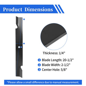 Six-pack Keycci blades provide durable replacements for mowing seasons