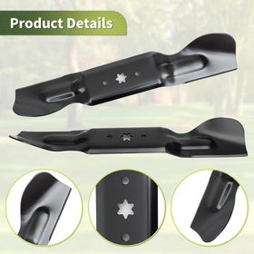 Keycci 60-inch hi-lift blade pack designed for mulching and clippings management
