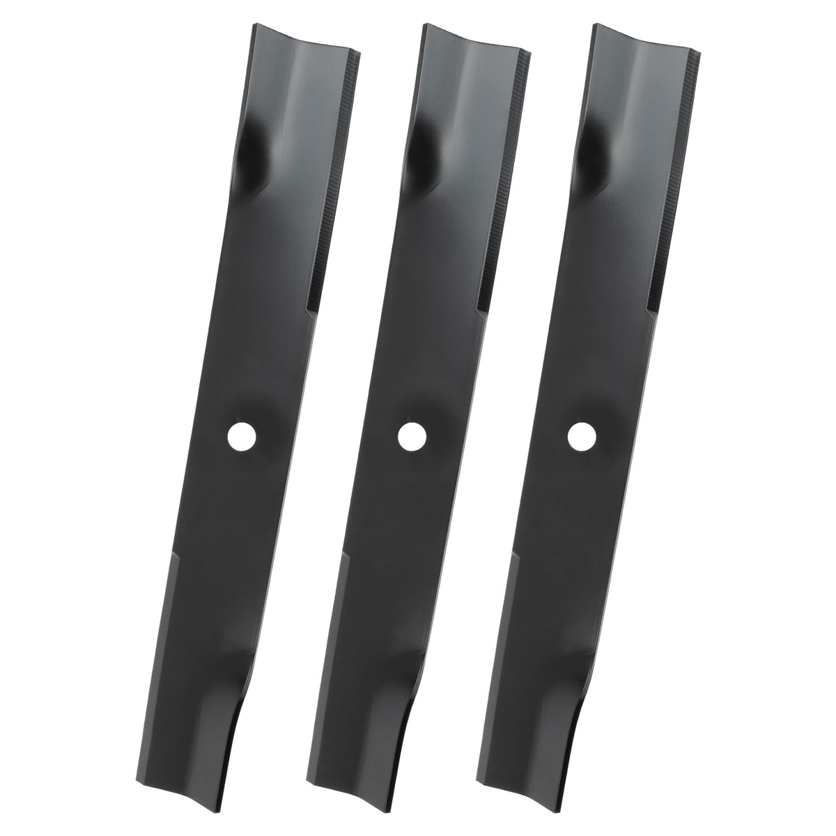 Keycci 795526 high-lift blade on 52-inch deck, front view for efficient mulching