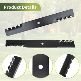 Keycci carbon steel blades showing rugged durability for thick grass.