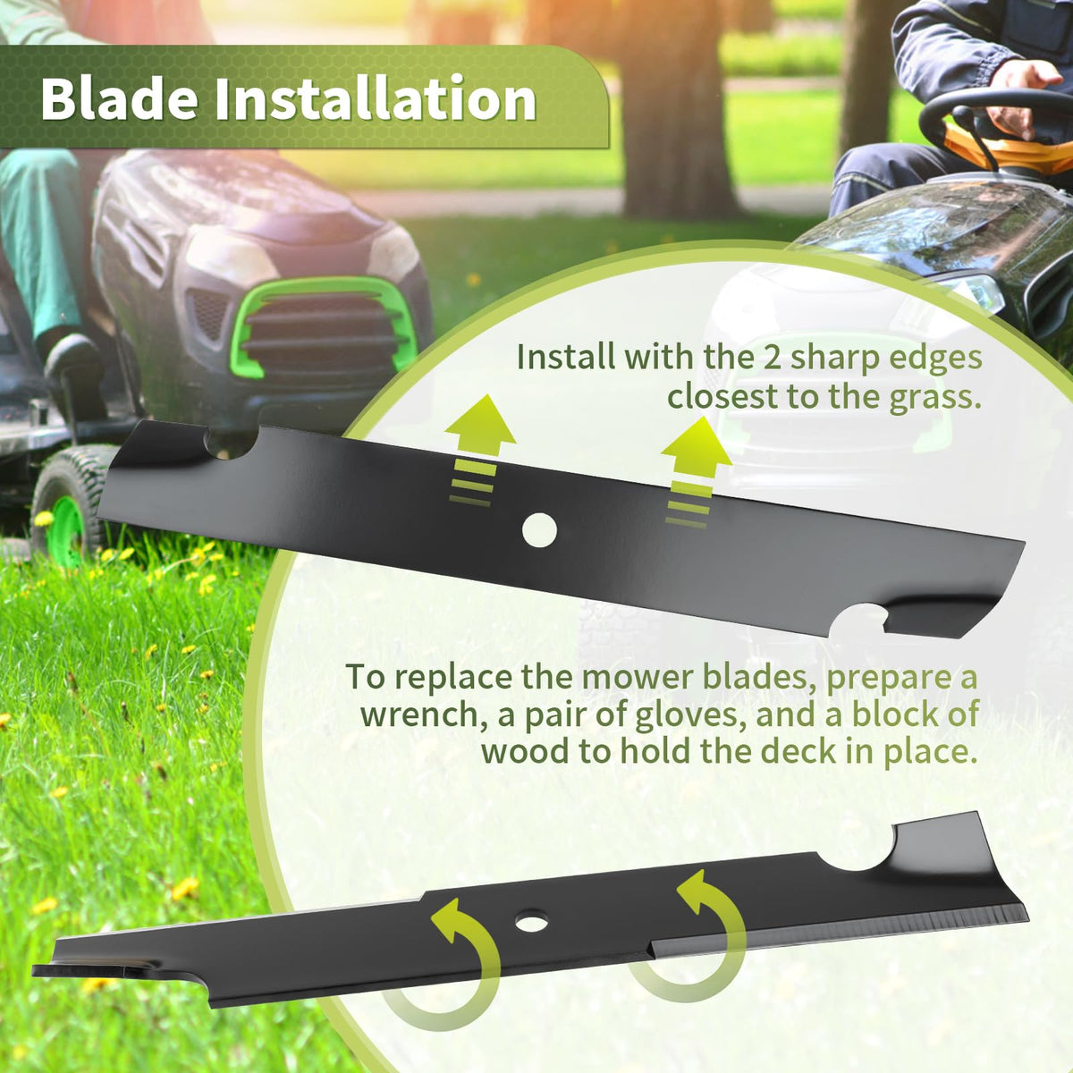 Compatibility chart view confirms fit for Bad Boy 54-inch mowers.