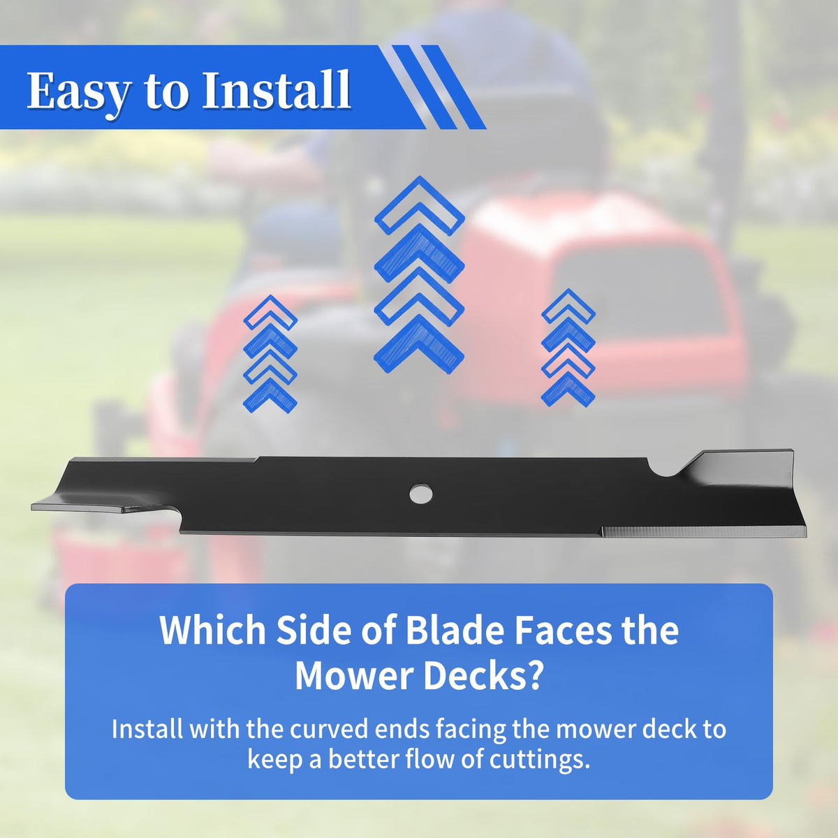 Keycci blades install easily with no extra tools required