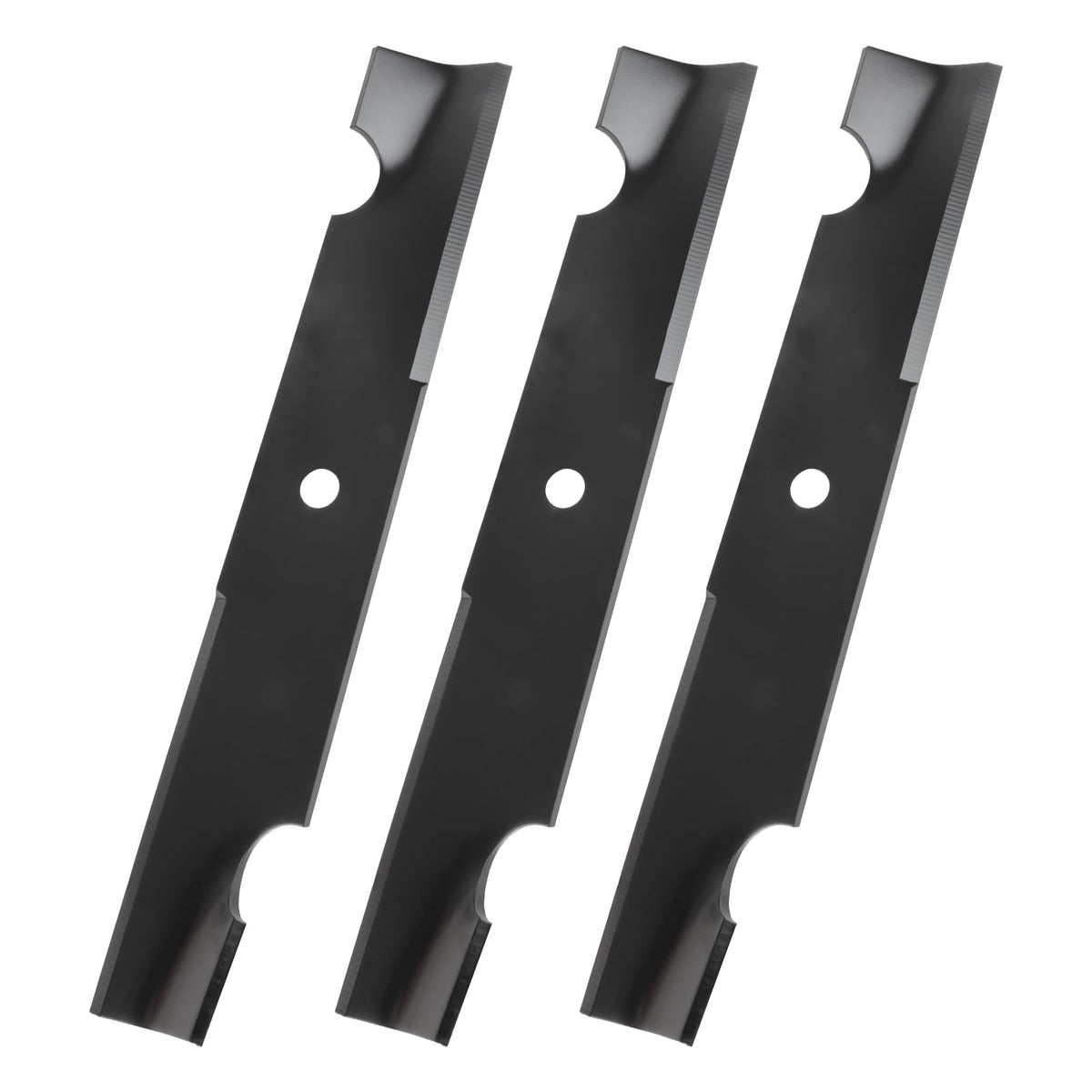 Keycci high-lift blades for Bad Boy 48 deck improve lift and cut quality.