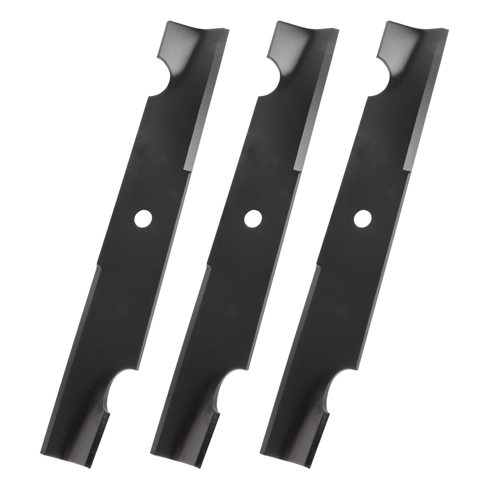 Keycci high-lift blades for Bad Boy 48 deck improve lift and cut quality.