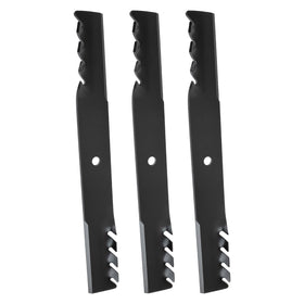 Keycci 61-inch mower blades for 61-inch decks in action delivering a precise cut.
