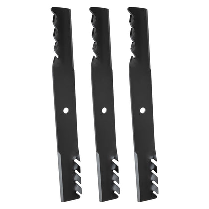 Keycci 61-inch mower blades for 61-inch decks in action delivering a precise cut.