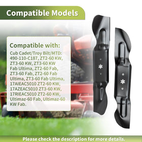 Keycci mulching blade pack highlights durability and rust resistance for tough yard jobs