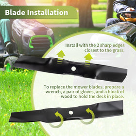 Installation-friendly design supports simple blade changes with standard tools.
