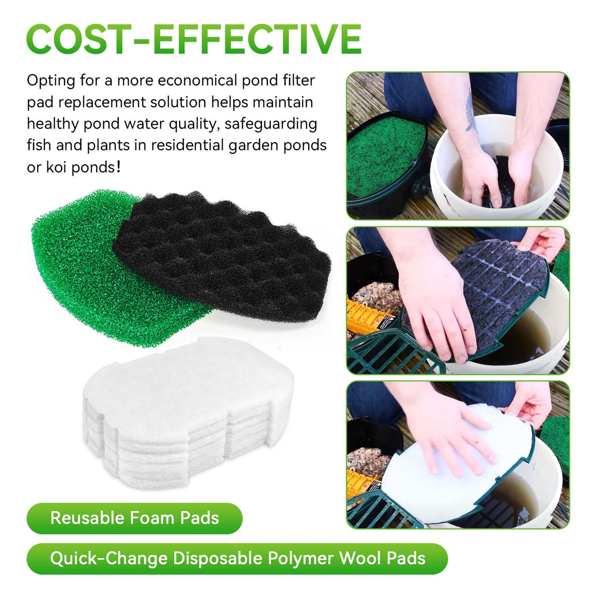 Keydinht outdoor-pond-water-care kit supports healthy koi and plants